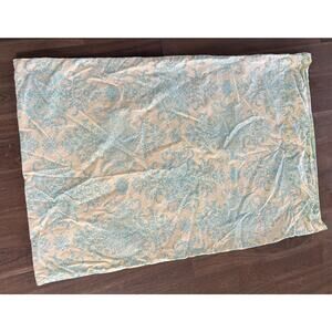 Amy Butler Pillowcase for Wellspun Y2K Blue Yellow Toile Cottagecore